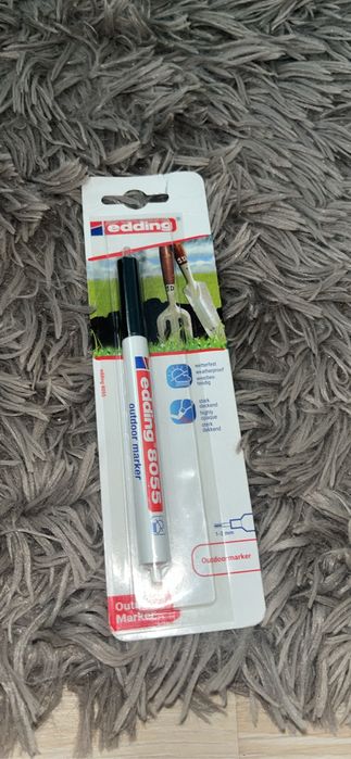 Marker permanentny Edding Outdoor Marker – czarny – nowy