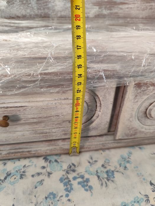 Móvel pintado branco com Espelho (Toucador parte de cima)