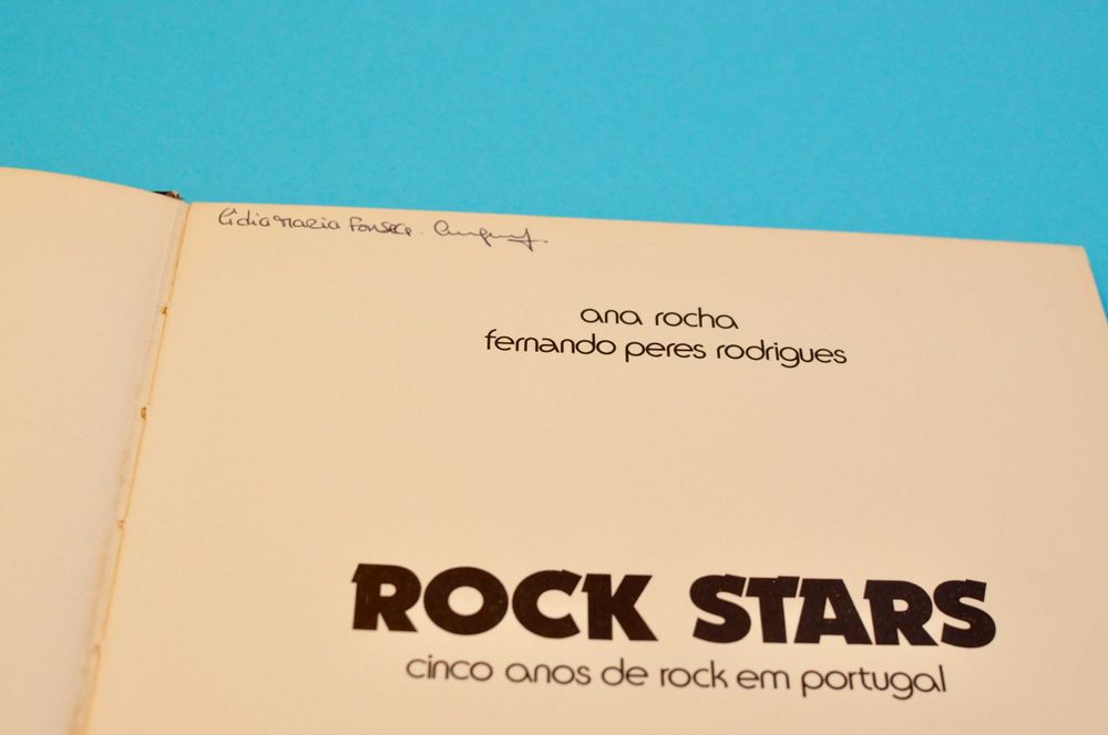Livro Rock Stars Cinco Anos de Rock em Portugal / música e fotografia
