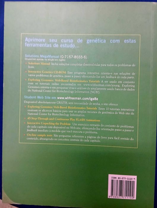Livro de Introdução à Genética –Griffiths ( 8ª edição )