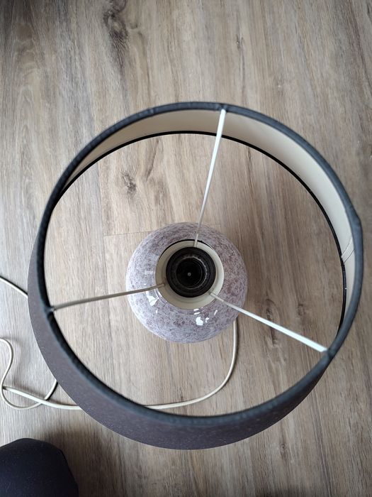 Duża bułgarska lampka nocna retro lata 70.