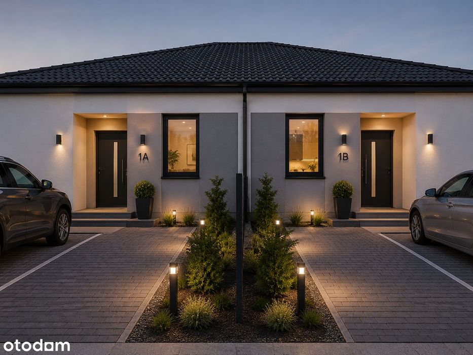 Nowy bliźniak I Stan deweloperski I 105,5 m² I Działka 650 m²