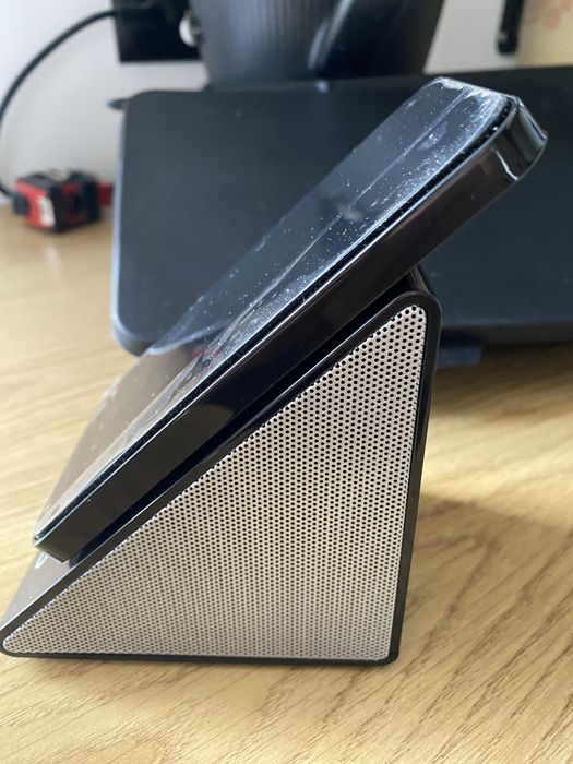 Głośnik do telefonu Sinus Vibe + podstawka stojak AUX  komplet