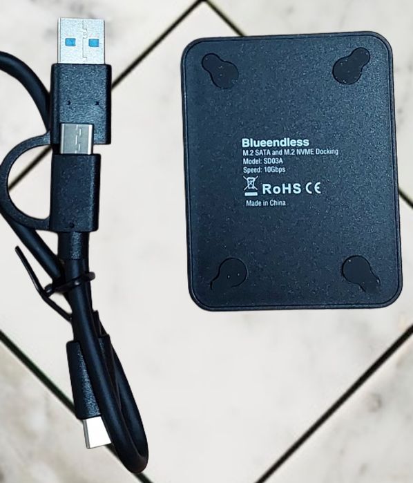 (НОВЫЙ) Док-станция для жесткого диска SSD M.2 SATA NGFF / M.2 NVME