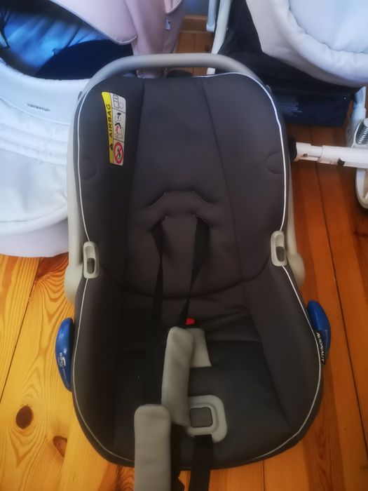 Wozek Bebetto torino rozowo szary