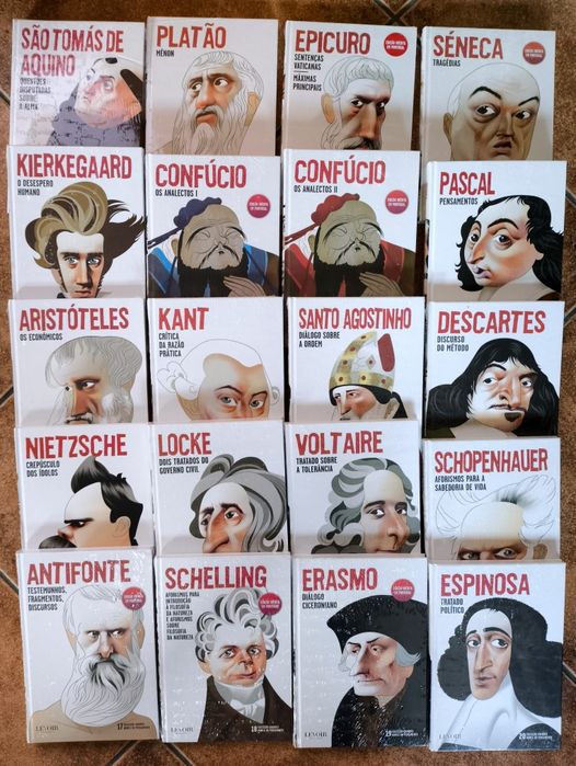 Coleção completa livros - "Grandes nomes do Pensamento"