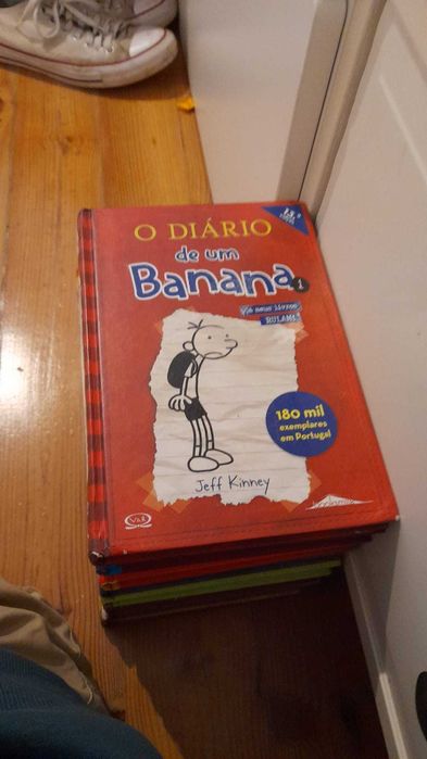 Livros colecção O diário de um banana, do n 1,2,8,9,10,15