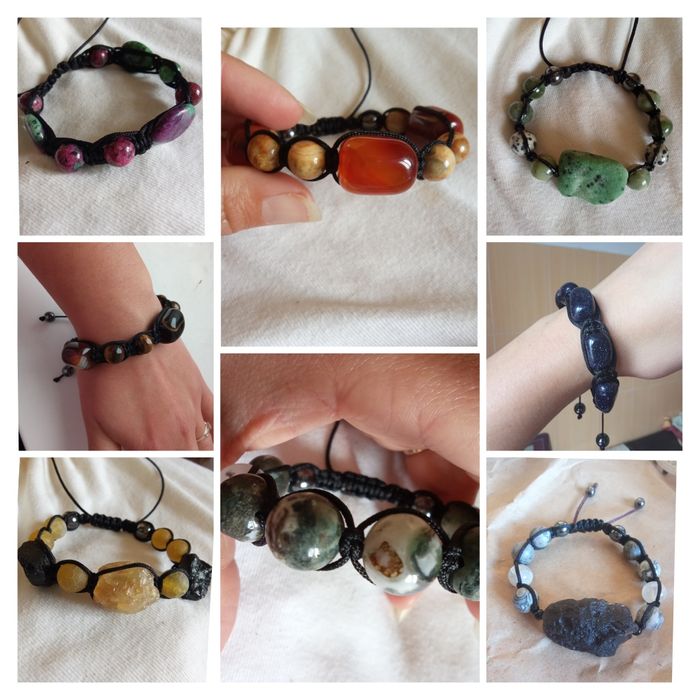 Браслеты Handmade из натурального камня ручной работы