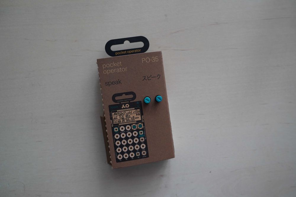Teenage Engineering PO-35 speak Семплер Секвенсор Драм-машина