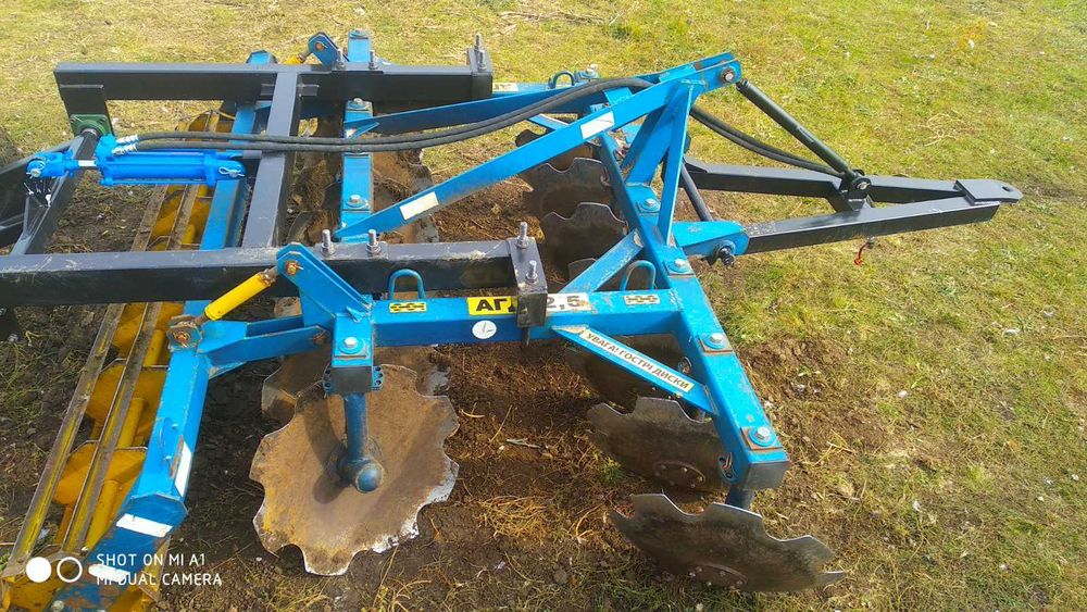 Причіпний пристрій до дискової борони АГД 2.5