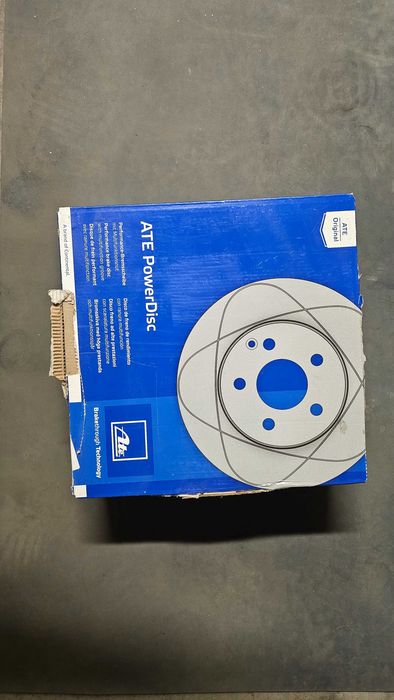 Kit Discos de Travão ATE PowerDisc + Pastilhas ATE Ceramic (Novos) – BMW Série 1 / Série 3