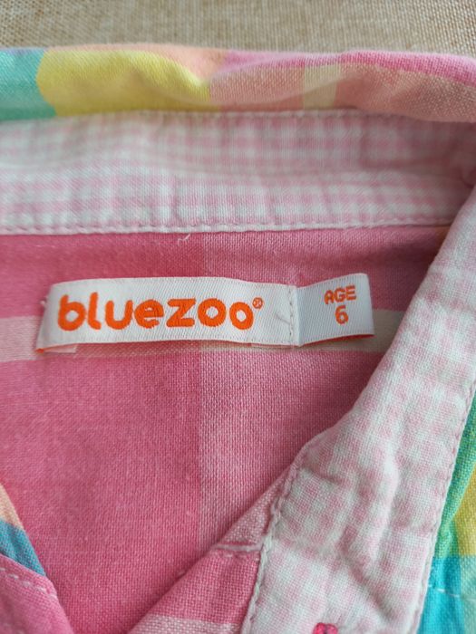 Koszule dziewczęce w kratkę, Bluezoo, rozmiar 116, Zestaw