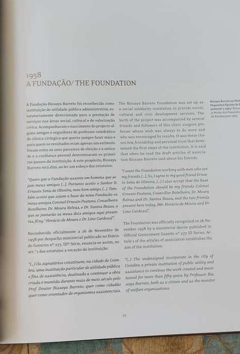 Fundação Bissaya Barreto 50 Anos