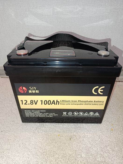 Акумулятор Lifepo SJY 12V/100AH з екраном LSD