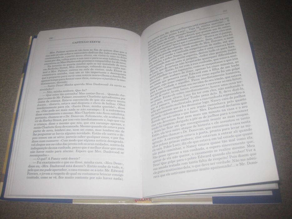 Livro "Sensibilidade e Bom Senso" de Jane Austen