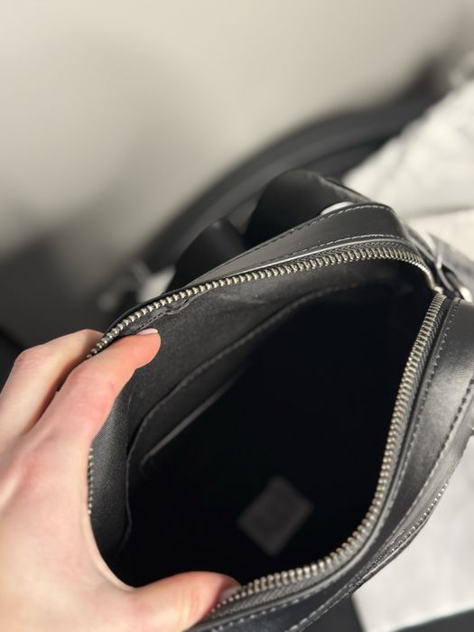 Чоловіча барсетка сумка шкіряна coach коач