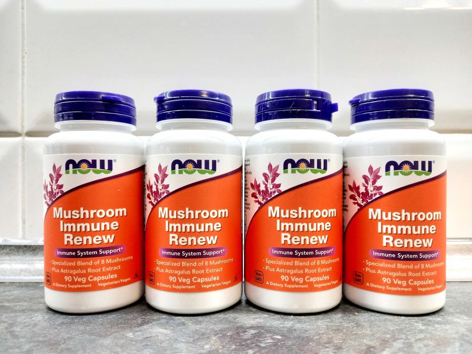 Now Foods, Immune Renew (90 капс.), грибная смесь для иммунитета