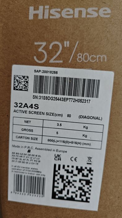 TV Hisense 32 A 4S