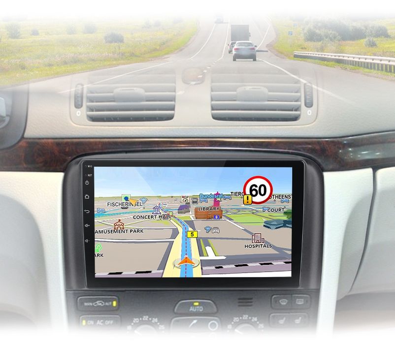 Rádio 9" android Volvo S80 de 1998 a 2006 CARPLAY WIFI GPS Novo