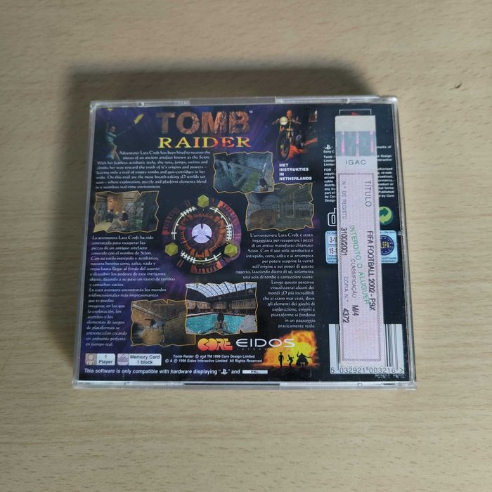 Tomb Raider Platinum Edition PS1