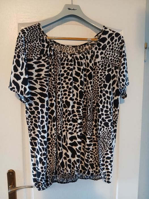 Bluzka panterka plus size 46,48 lato hit