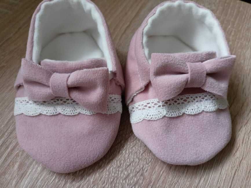 Sukienka brudny róż tiulowa 74-80