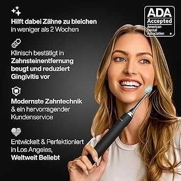Szczoteczka soniczna AQUASONIC BLACK SERIES Smart Toothbrush
