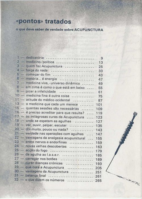 O Que Deve Saber de Verdade Sobre Acupunctura e Não Só