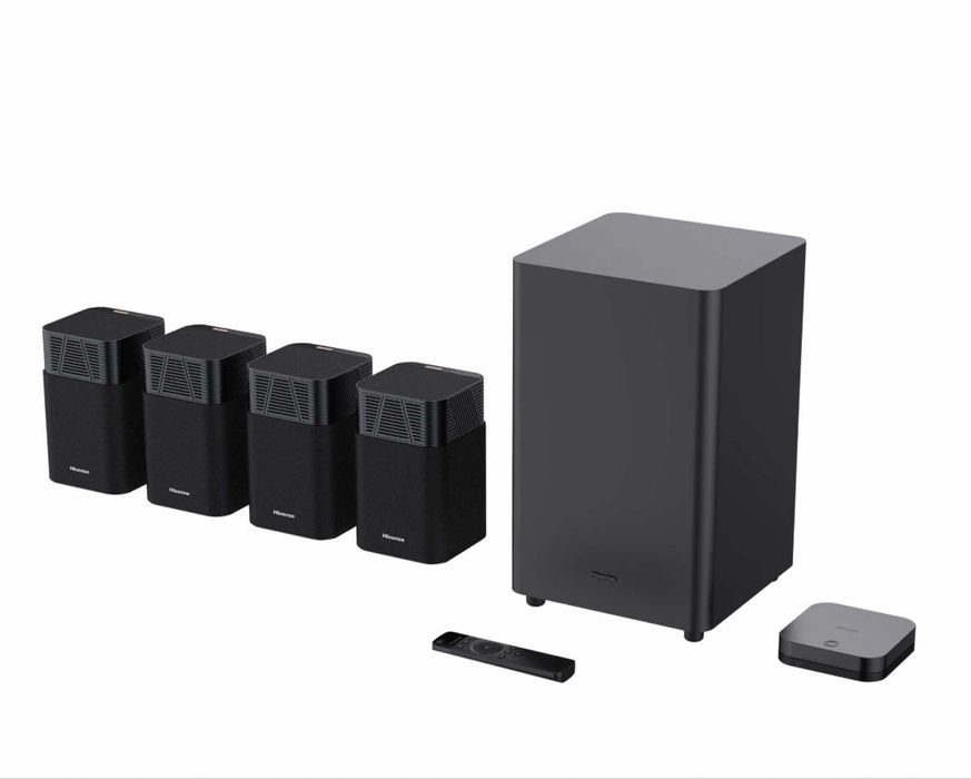 Zestaw Kina Domowego HISENSE HT Saturn Czarny 4.1.2-kanałowy.