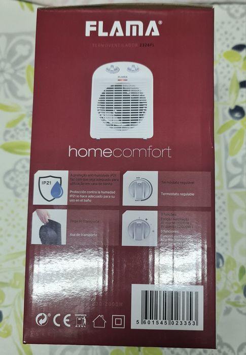 Aquecedor e ventilador