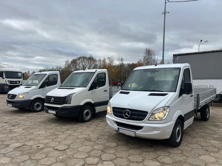 Mercedes-Benz SPRINTER 313 CDI / 4 SZTUKI / SKRZYNIA 3.40 M / ROZSTAW OSI 3.70 M / POLSKI SALON !!  3x Sprinter + Crafter / Skrzynia burtowa dł. 3.40 m / FAKTURA VAT 23 %