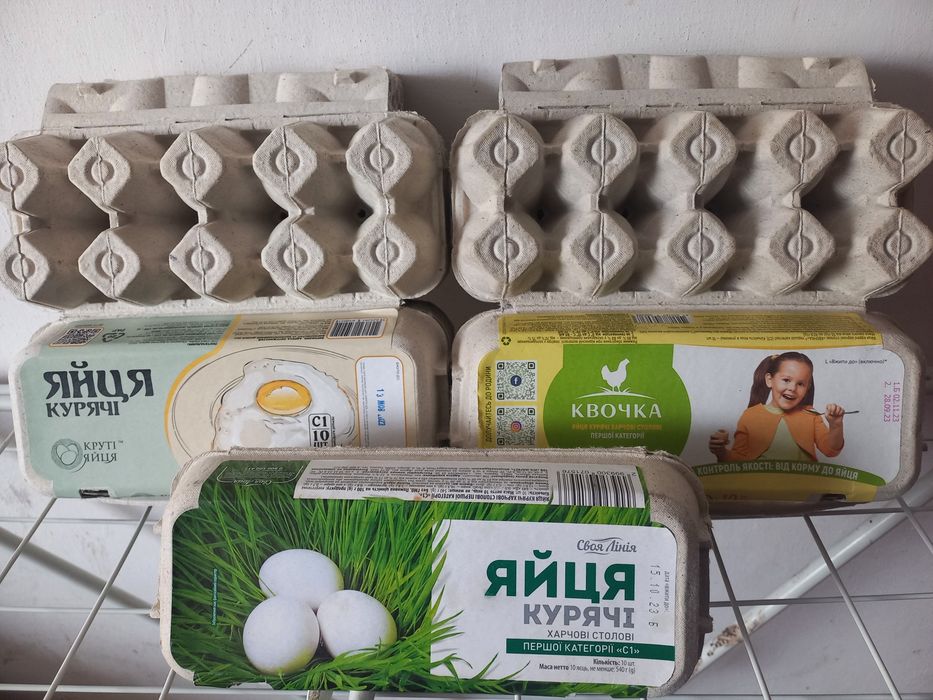 Лотки для яиц на 10 шт.
