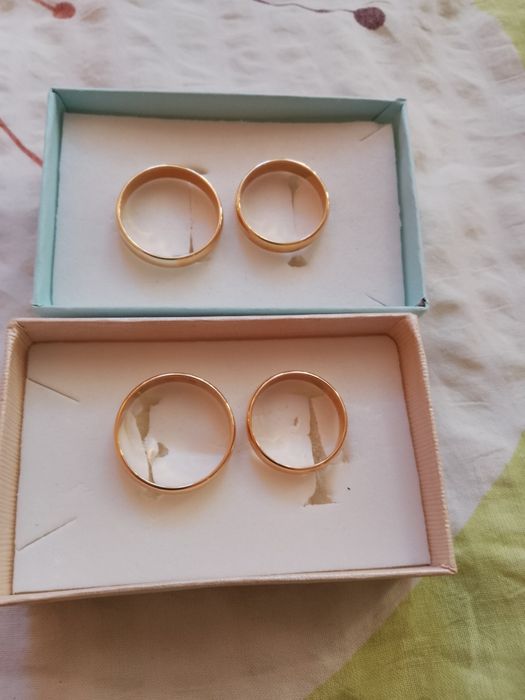 Obrączki złote pr 585.