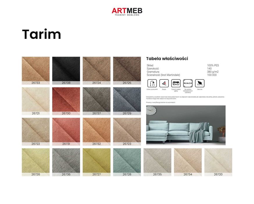 Nowa sofa tapicerowana Izka - Różne kolory - Gwarancja producenta