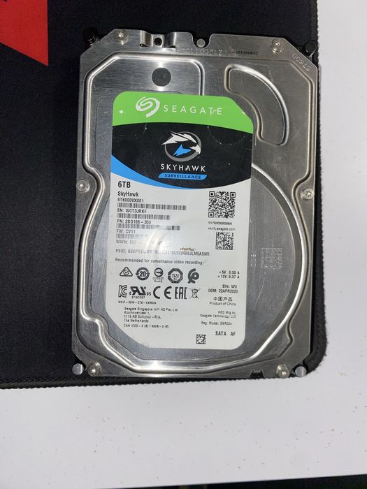 Жорсткий диск 6TB Seagate SkyHawk (ST6000VX001)