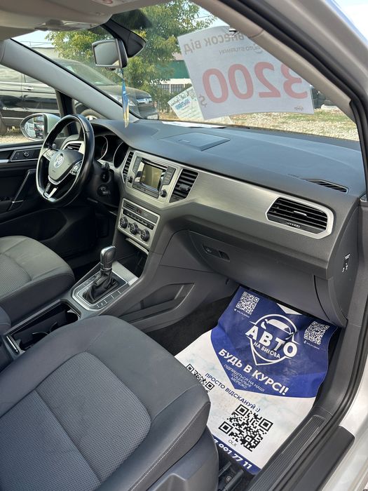 Продам Volkswagen Golf Sportsvan 2015 рік можлива розстрочка, кредит, обмін!