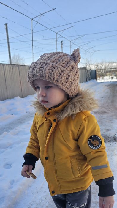 Дитячі шапочки з вушками