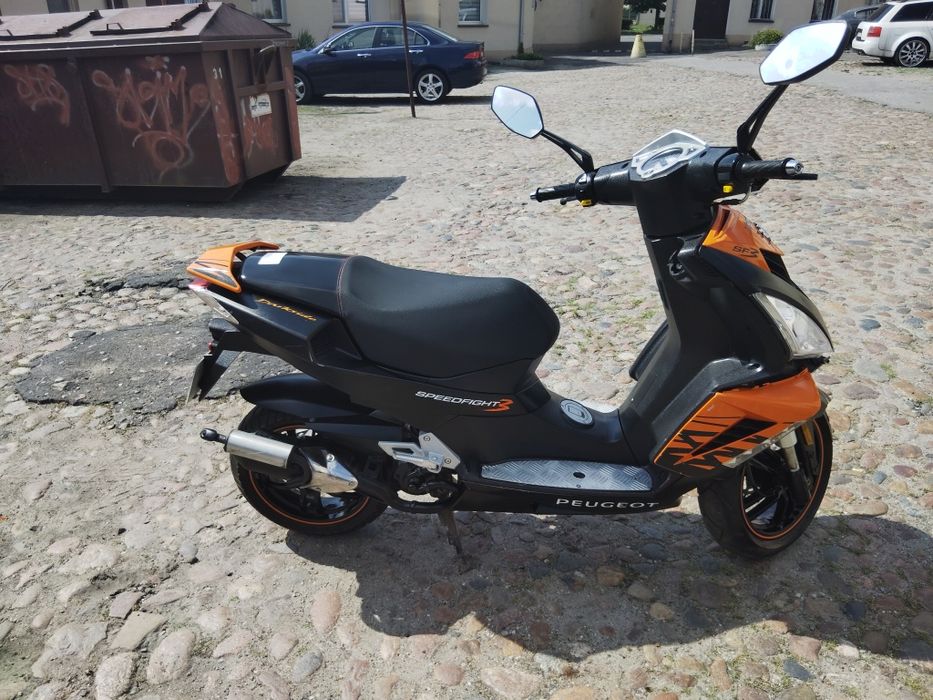Peugeot Speedfight3 Rama owiewki licznik lampy sprzegło wariator