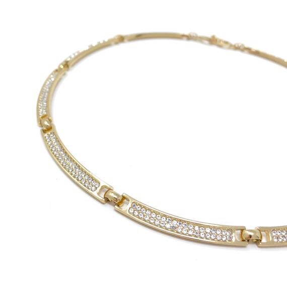 Christian Dior Винтаж 1980 Rhinestone Necklace КРИСТИАН ДИОР ожерелье