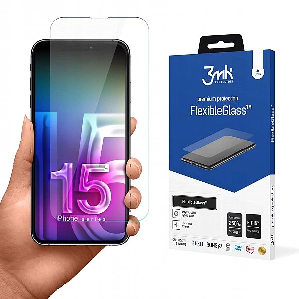 Szkło hybrydowe 3MK do Apple iPhone 15 Pro Max 1 szt.