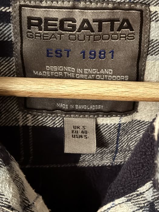 Koszula męska wierzchnia S Regatta w kratę