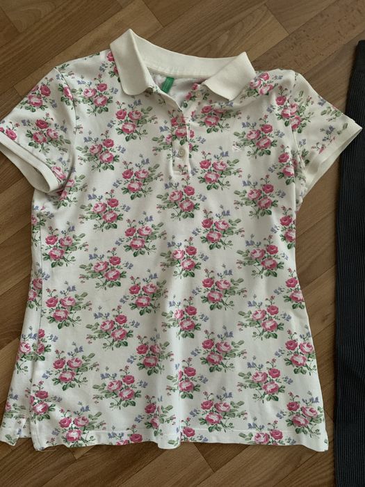 Віддам лосіни рубчик, топ та поло розмір M