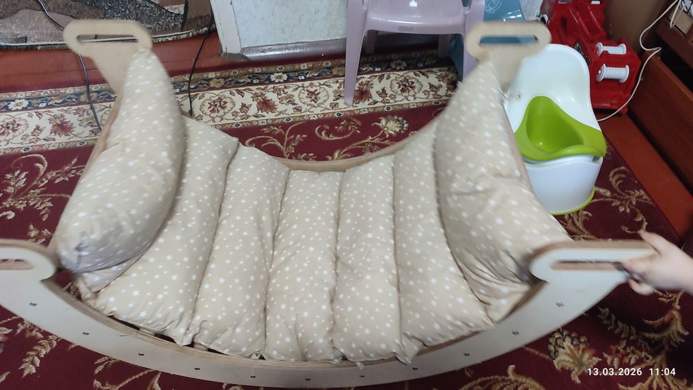 Арка лазалка  дерев'яна з матрасом