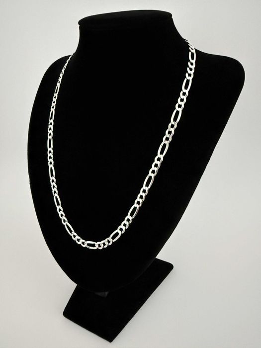 Srebrny Łańcuszek splot Figaro 57 CM 21 GRAM ! PR. 925 Okazja !