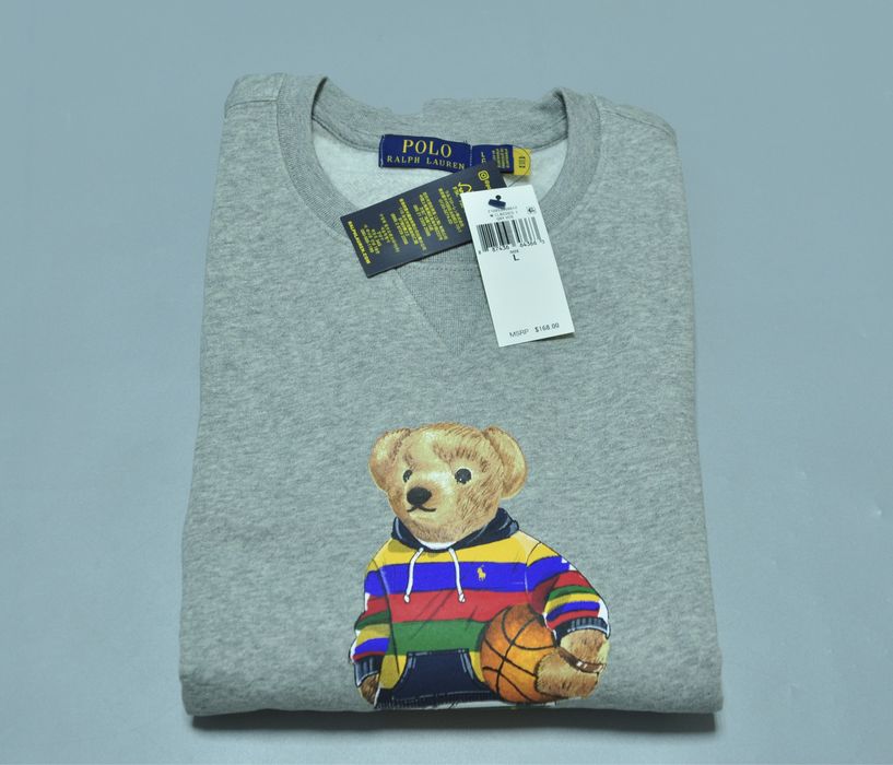 Polo Bear Ralph Lauren оригинал новый мужской свитшот мишка (NEW)