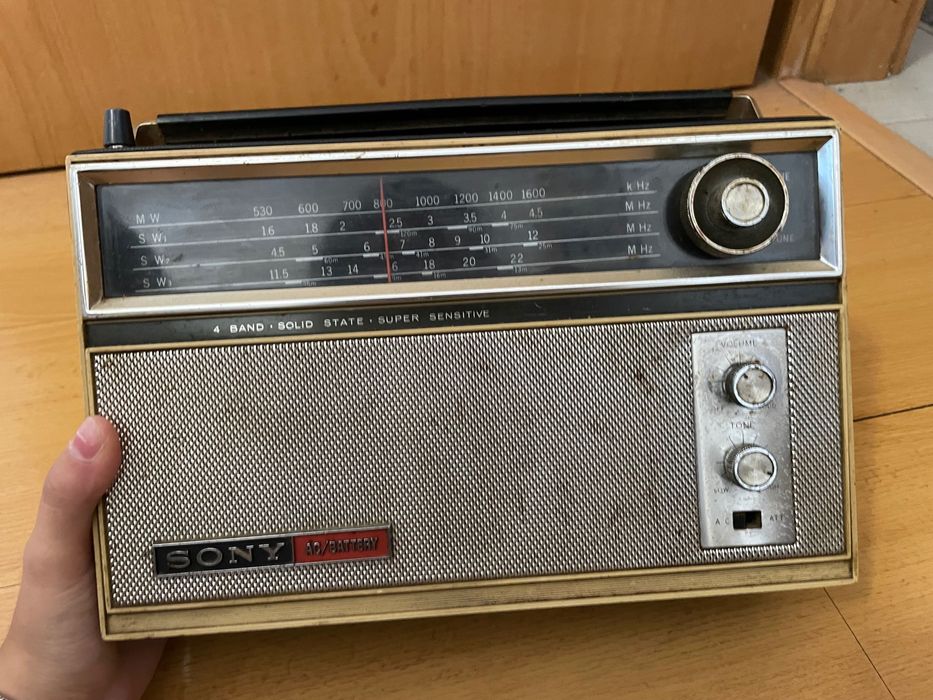 Rádio da marca sony