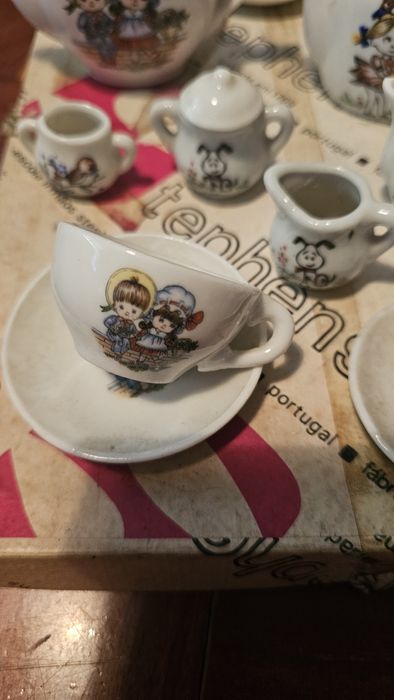 Conjunto de louça chá/café de brincar