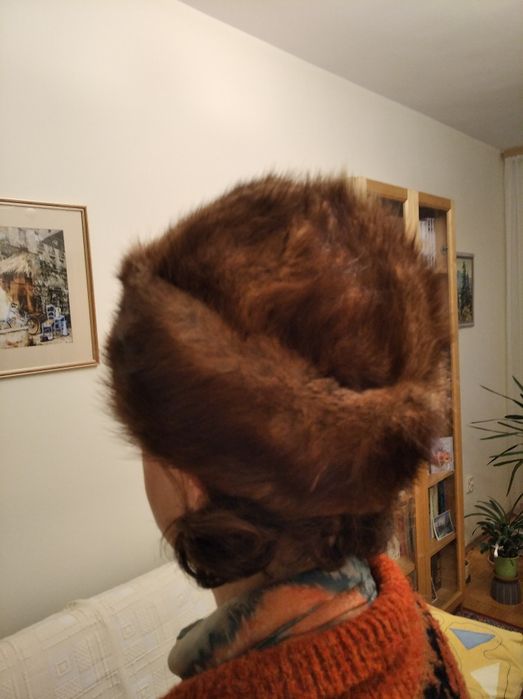 Czapka/toczek z norek