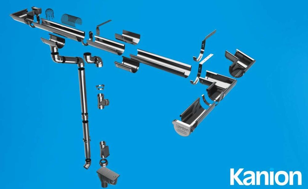 Grafitowa Rynna Kanion WAVIN promocja -40%