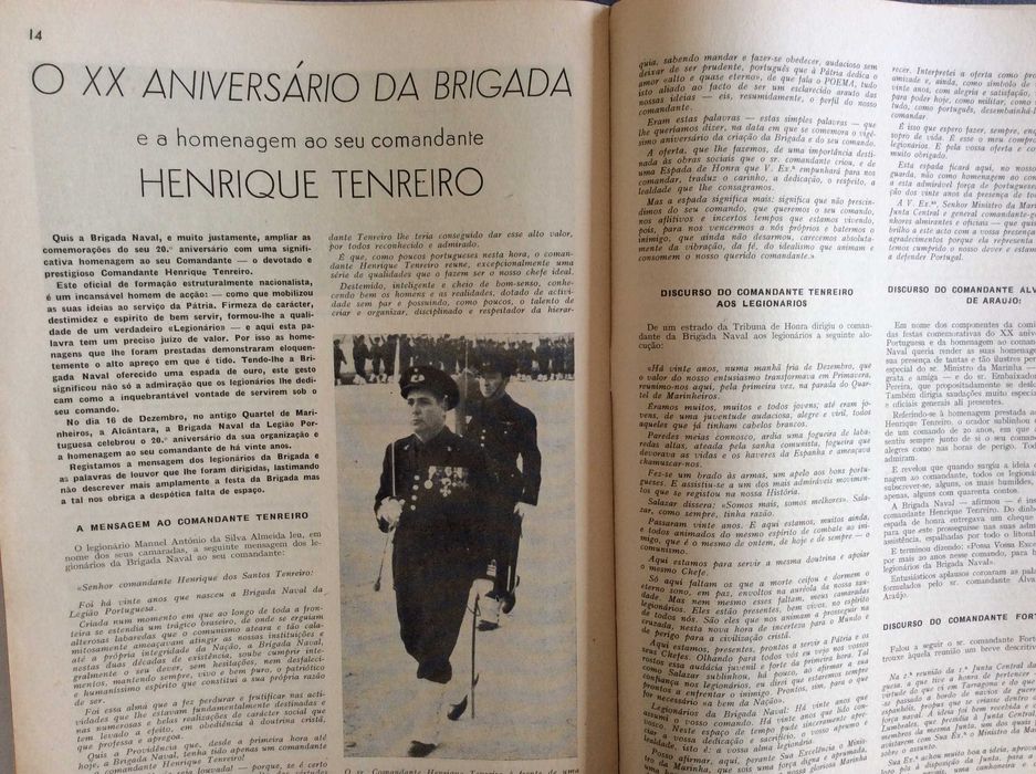 Revista da Legião Portuguesa - Legião em Marcha - 1956